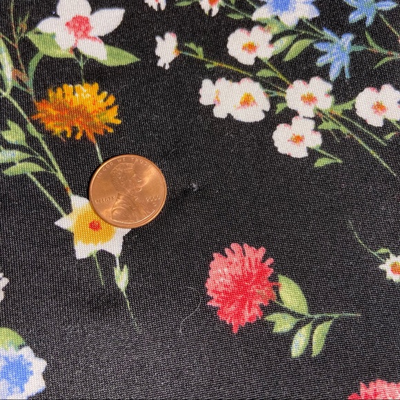 Soho Apparel Floral Stretch Belted Ankle Pants Size M - Picture 15 of 15